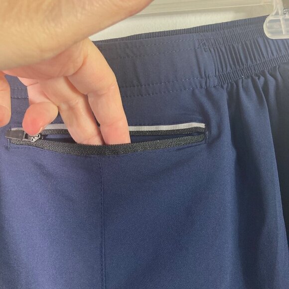 Mens‎ Naviskin Running Workout 5" Shorts Quick Dry Navy M #2 - Picture 4 of 6
